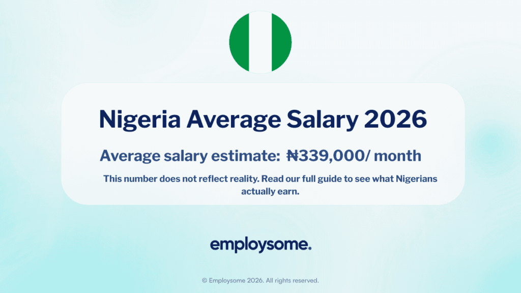 Average salary Nigeria Guide 2026