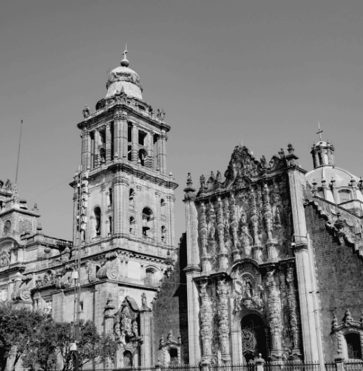 mexico city church view