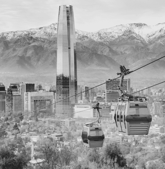 chile santiago city view