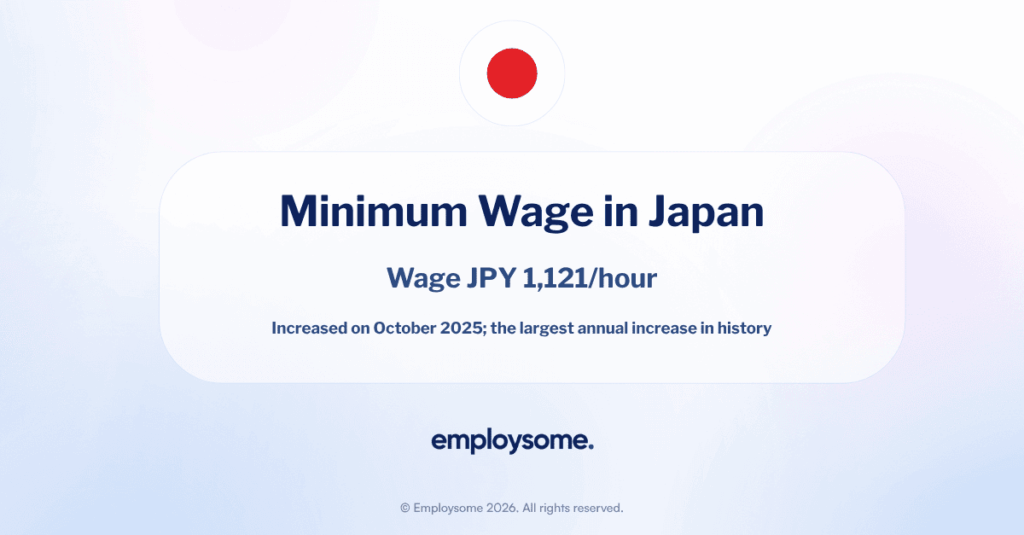 Minimum Wage in Japan 2026: What Employers Need to Pay