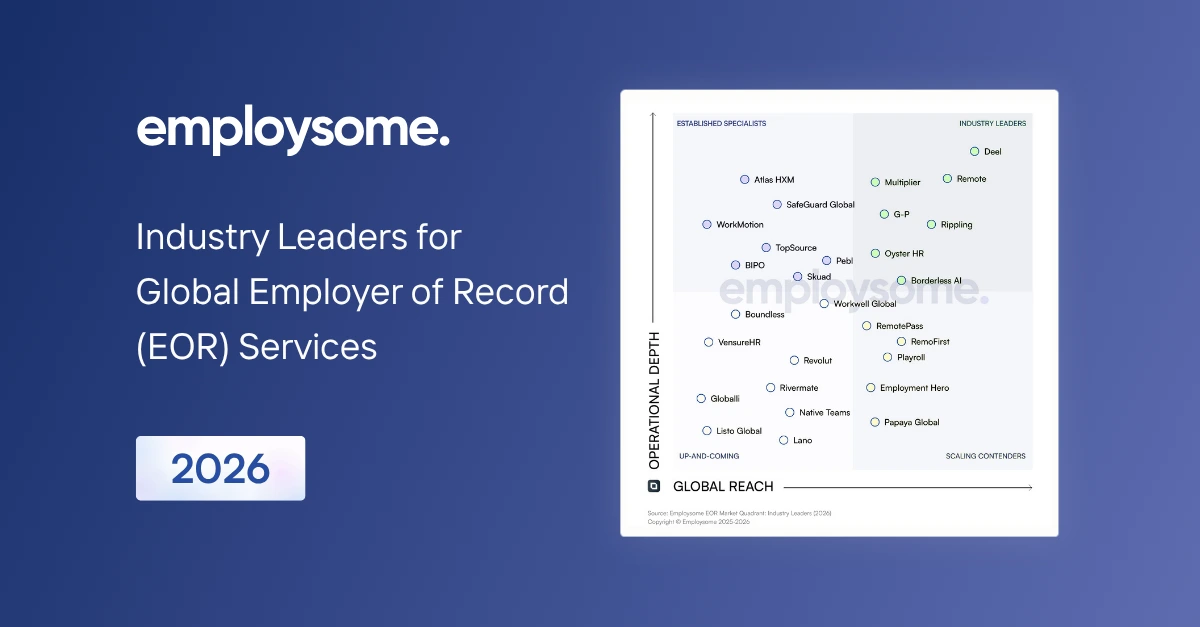 Employsome EOR Market Quadrant: Industry Leaders (2026)