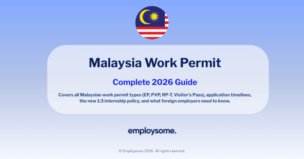 Work Permit Malaysia: 2026 Guide to EP, PVP & RP-T